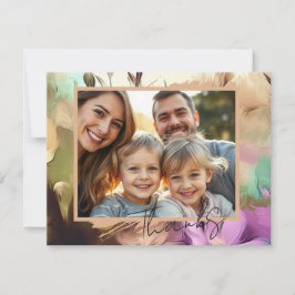 Tarjeta Especial Floral de agradecimiento