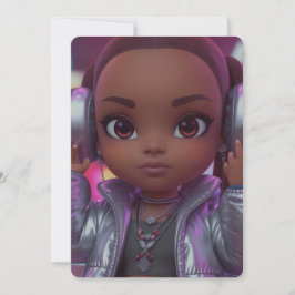 Tarjeta especial para amantes de la música preadol