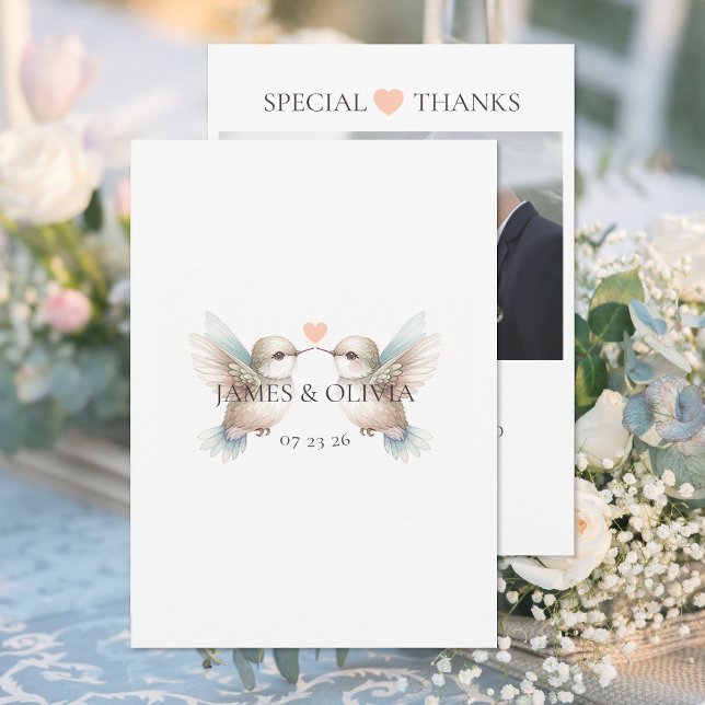 Tarjeta especial para añadir fotos Boda de agradec (Subido por el creador)