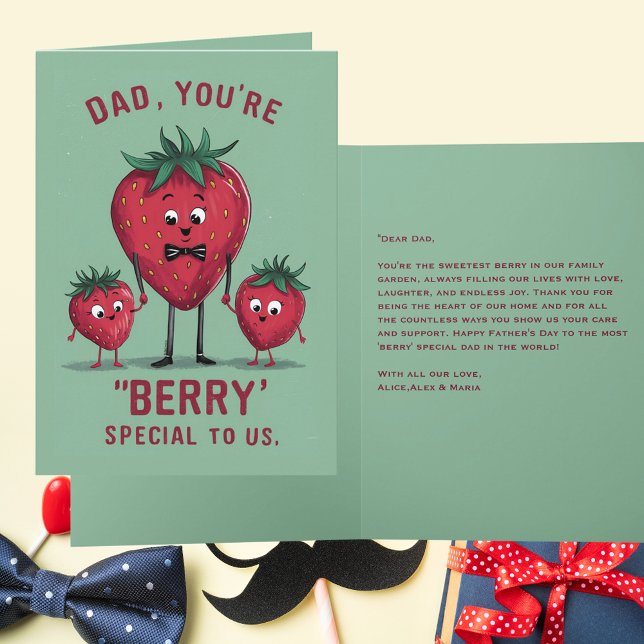 Tarjeta especial para el día del padre de Berry, m (Subido por el creador)