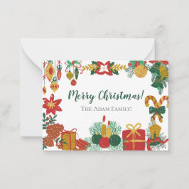 Tarjeta especial para navidades