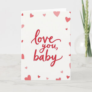 Tarjeta especial Te Amo Bebé
