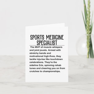 Tarjeta Especialista en medicina deportiva