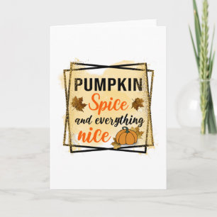 Tarjeta Especie De Calabaza Y Todo Lo Bueno