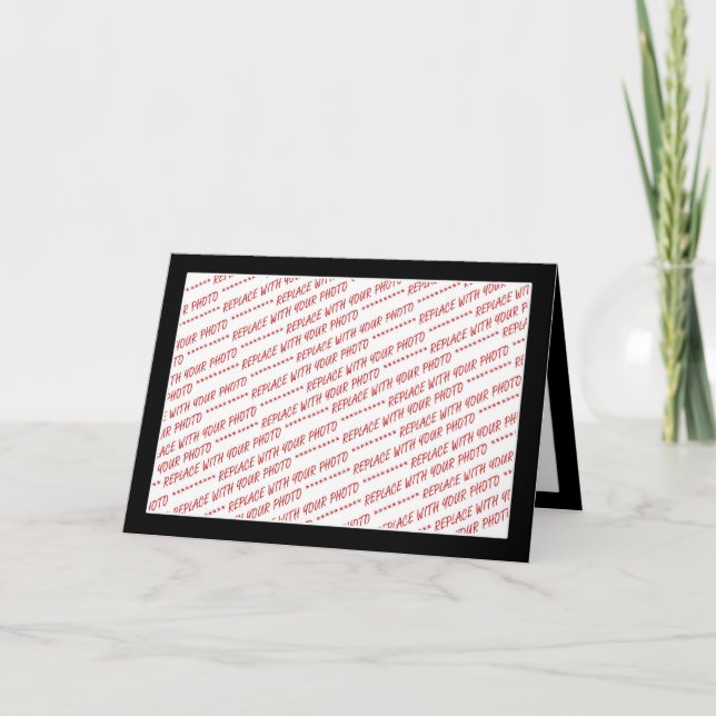 Tarjeta Específico de tamaño - Para usar con foto 7x5 - Ma (Anverso)