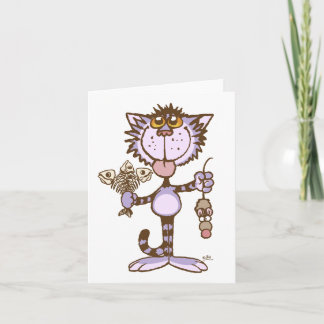Tarjeta Espectáculo de amor de gatos gatos gatitos