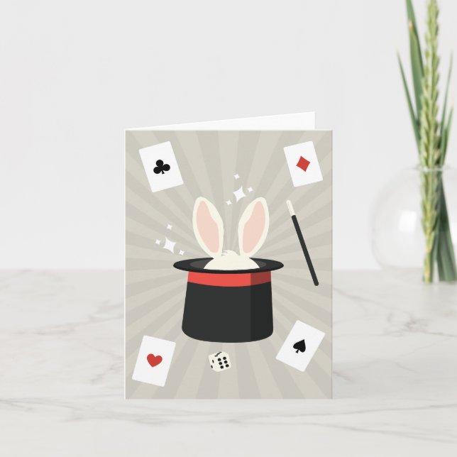 Tarjeta Espectáculo mágico niños mago (Anverso)