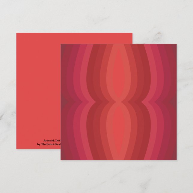 Tarjeta Espejo distorsionado del fondo de carnaval de los  (Anverso / Reverso)