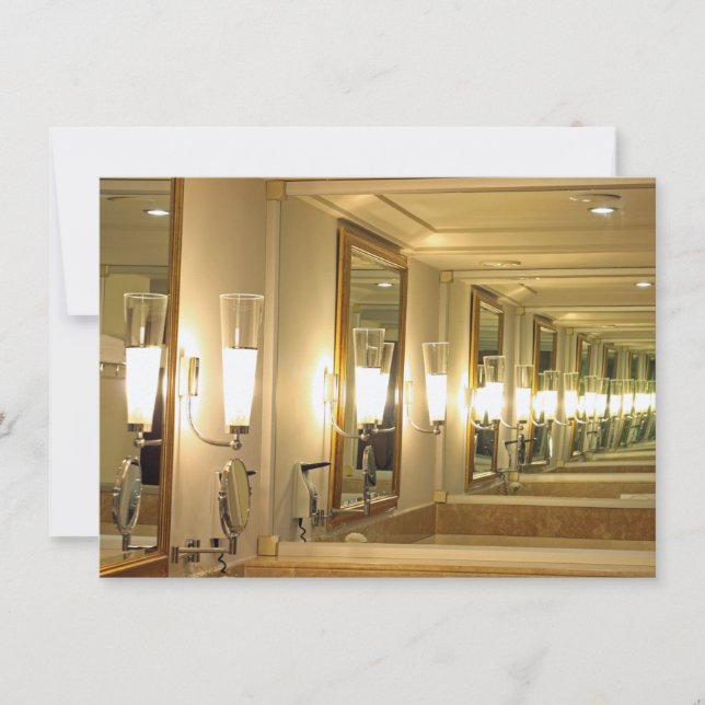 Tarjeta espejo infinita (Anverso)