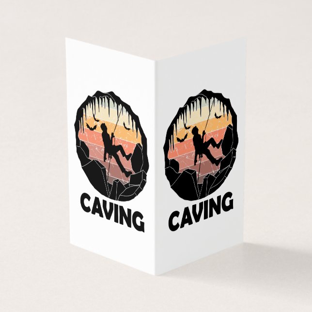 Tarjeta Espeleología de exploración de cuevas (Exterior)