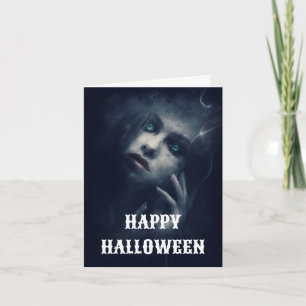 Tarjeta espeluznante de Halloween