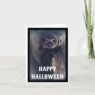 Tarjeta espeluznante de Halloween
