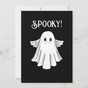 Tarjeta espeluznante feliz de Halloween