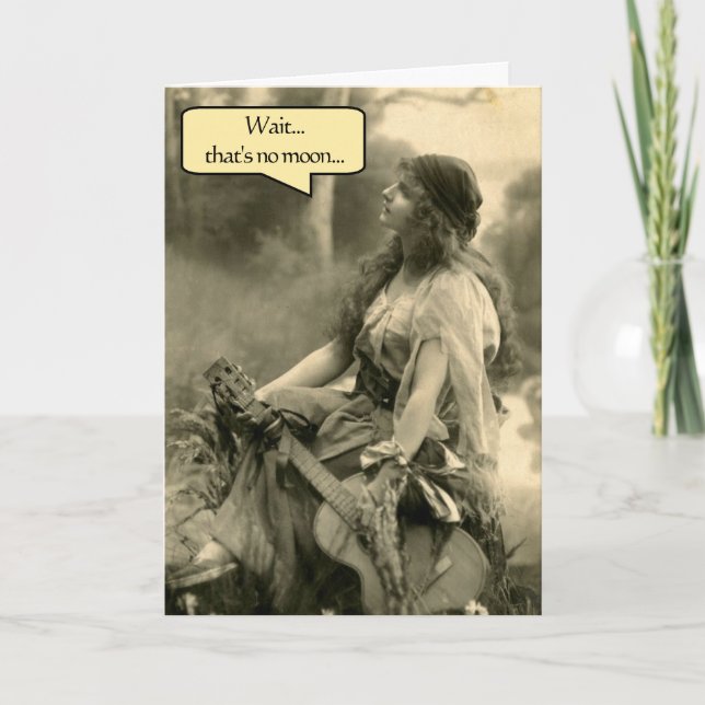 Tarjeta "Espera...eso no es luna" Que el cuarto esté conti (Anverso)