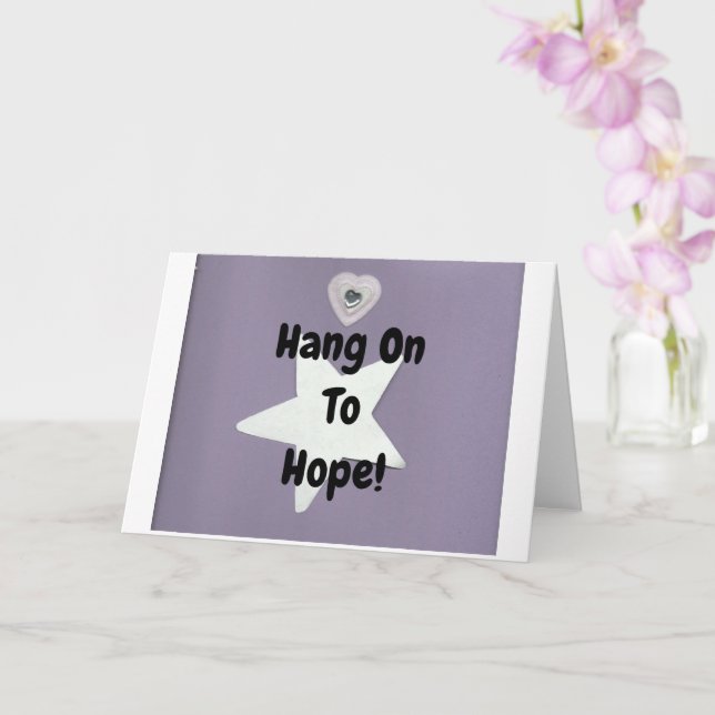 Tarjeta ¡Espera La Esperanza! (Orquídea)