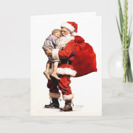 Tarjeta Esperando a Santa Claus