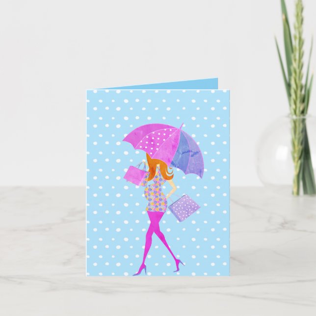 Tarjeta Esperando el día de la madre (Anverso)