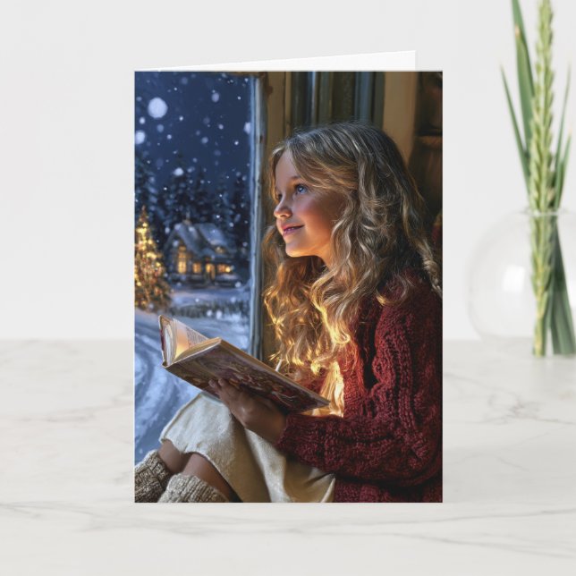 Tarjeta Esperando la Magia de Navidad (Anverso)