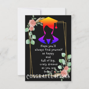 Tarjeta Esperanza con graduación