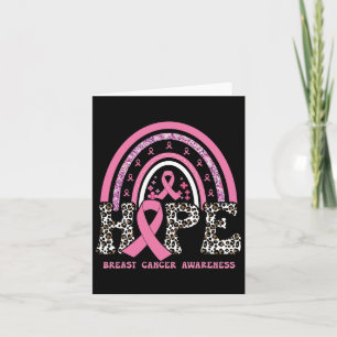 Tarjeta Esperanza Concienciación sobre el cáncer de mama C