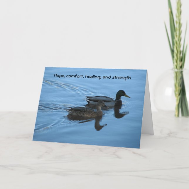 Tarjeta Esperanza, consuelo, sanación y fuerza (Anverso)
