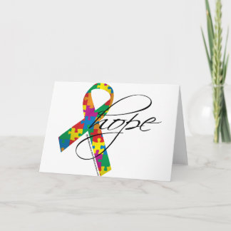Tarjeta Esperanza de autismo 2