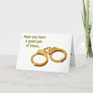 TARJETA ESPERANZA DE QUE TENGAS UN BUEN PAR DE HUMOR BODA 