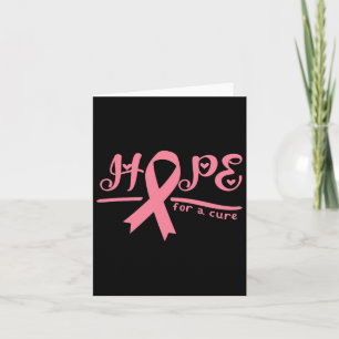 Tarjeta Esperanza De Una Conciencia Sobre El Cáncer De Mam