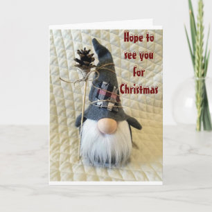 TARJETA **ESPERANZA DE VERTE EN NAVIDADES**