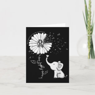 Tarjeta Esperanza Lucha contra el cáncer de Elefante Neuro