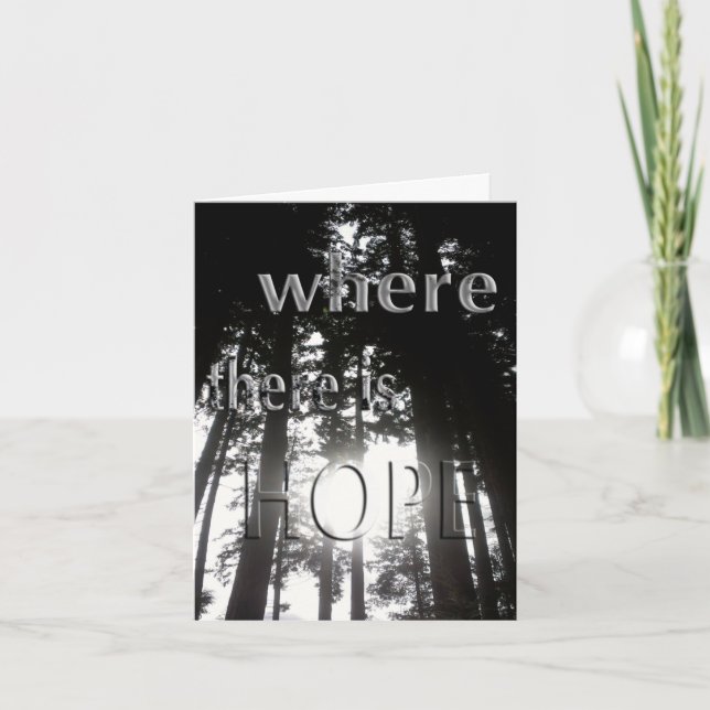 Tarjeta Esperanza Notecard (Anverso)