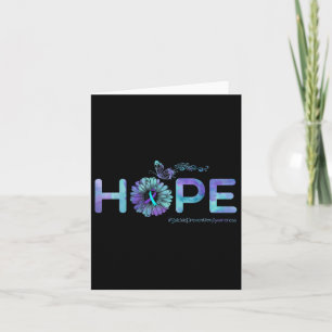 Tarjeta Esperanza Regalos de prevención del suicidio de ma