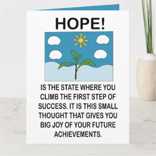 Tarjeta Esperanza y Motivación Inspiradora