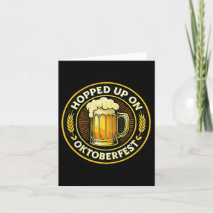 Tarjeta Esperé En El Divertido Festival Alemán De Cerveza