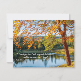 Tarjeta Esperen al Señor, esperanza en su palabra