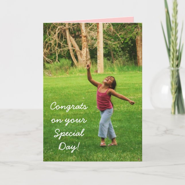 Tarjeta Espero que bailes... (Anverso)