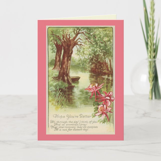 Tarjeta Espero que estés mejor (Anverso)