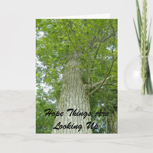 Tarjeta Espero Que Las Cosas Estén Mirando (Anverso)