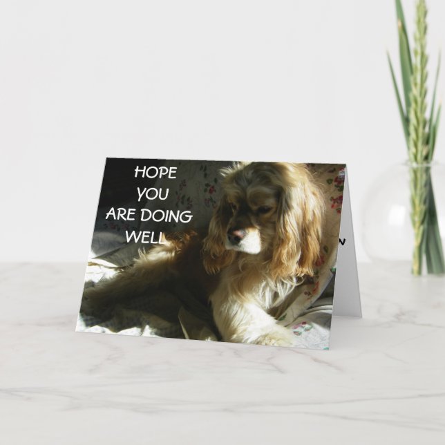 TARJETA "ESPERO QUE LO ESTÉS HACIENDO BIEN" (Anverso)