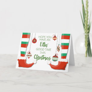 Tarjeta espero que lo pases bien con estos navidades