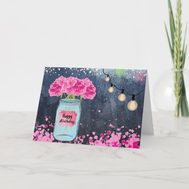 Tarjeta ¡Espero Que Su Cumpleaños Se Estrepita! (Tarjeta) (Anverso)