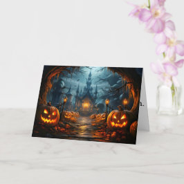 Tarjeta Espero que tengas un feliz Halloween