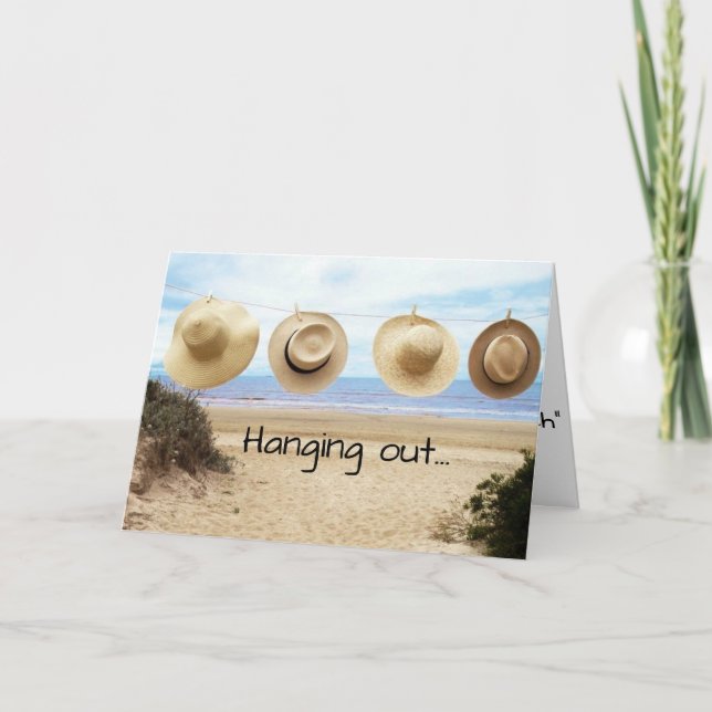 TARJETA ESPERO QUE TU CUMPLEAÑOS SEA COMO UN DÍA EN LA PLA (Anverso)