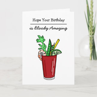 Tarjeta Espero que tu cumpleaños sea terriblemente asombro