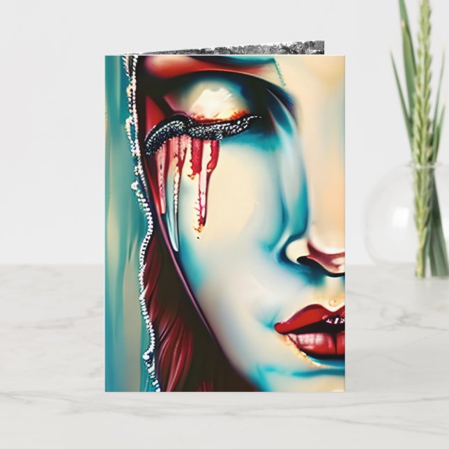 Tarjeta Espero que tu día se estremezca (Anverso)