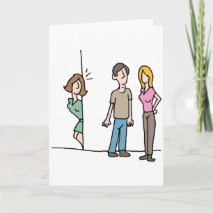 Tarjeta Espionaje de mujeres a novio