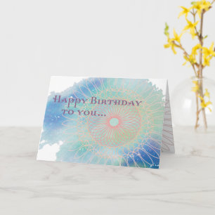Tarjeta Espiral de cumpleaños