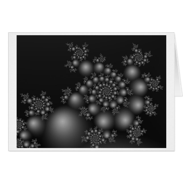Tarjeta espiral de la perla (Anverso (Horizontal))