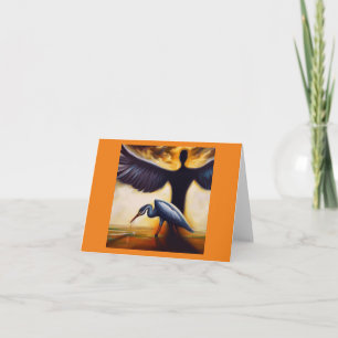 Tarjeta Espíritu Animal Heron 3