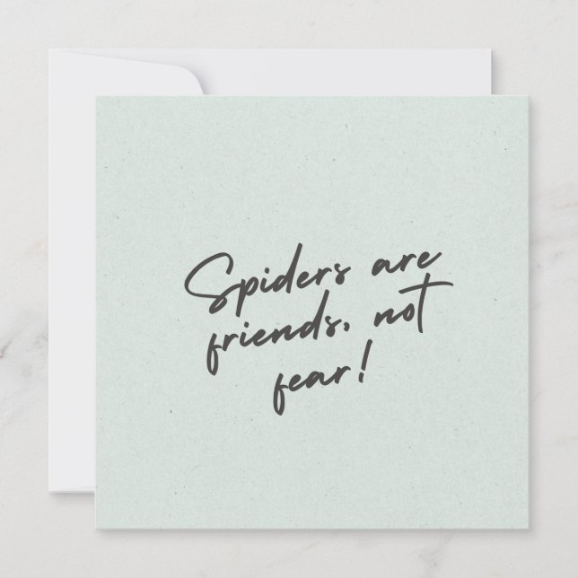 Tarjeta Espíritu araña - Reloj de diseño audaz inspirado e (Anverso)